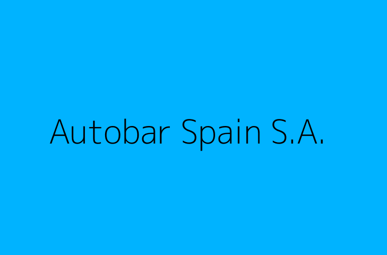Autobar Spain S.A.